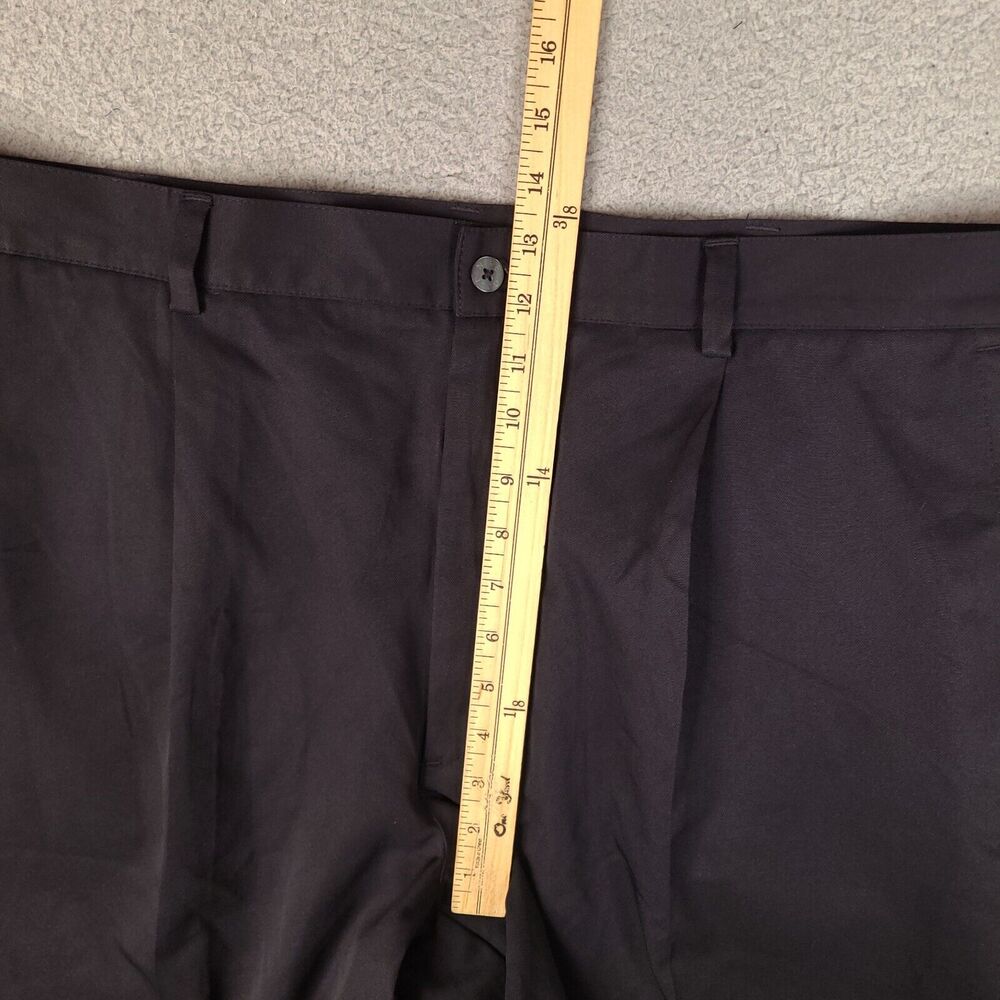 Nike Shorts Mens 42 Black Golf Golfer Pleated Swoosh Logo Casual - Picture 11 of 14